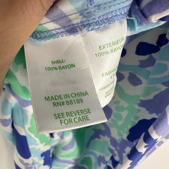 Lilly Pulitzer Womens Emiko Strapless jumpsuit in Lillys Lilac Nice Ink Size XS - Picture 9 of 11